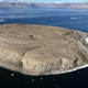 Hans Island, an uninhabited barren kroll in the Nares Strait.
